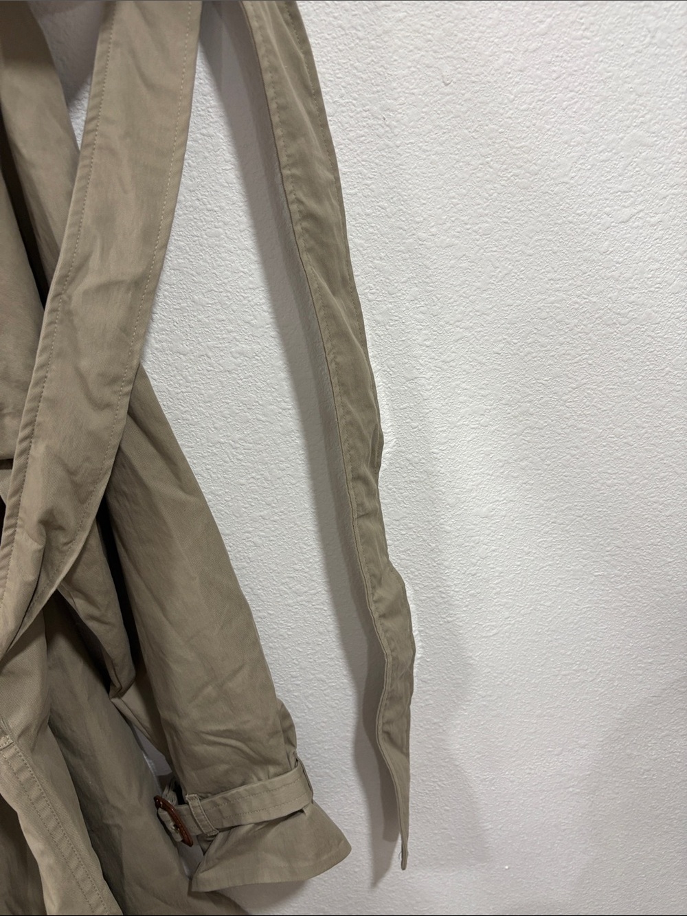 Buck Mason Dried Olive Signature Trench Coat Belted XS Retail $598 NWT - Picture 14 of 16